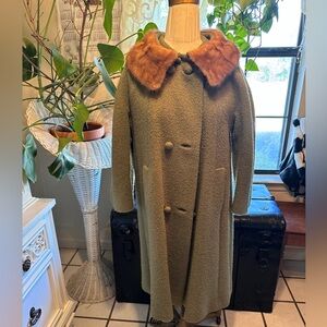 1960s Fur Collar Coat